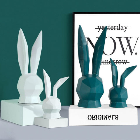 Origami-Kaninchen-Statuette
