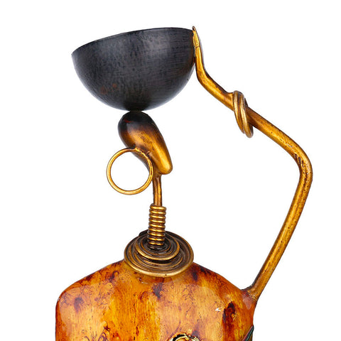 Afrikanische Statue<br> Metall