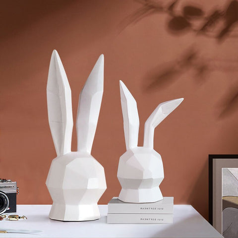 Origami-Kaninchen-Statuette