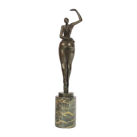 Bronze Frau 'Pose' in Bronze 44 cm