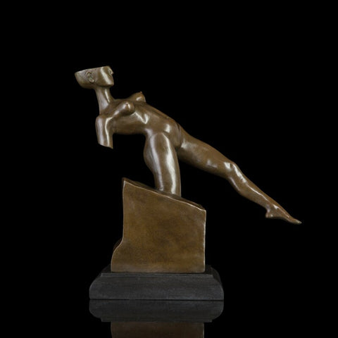 Rodin Skulptur Frau in Bronze 31 cm
