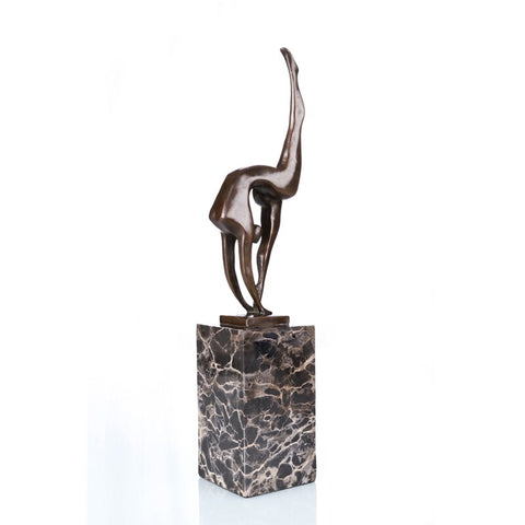 Zeitgenössische Bronzeskulptur<br> Tänzer