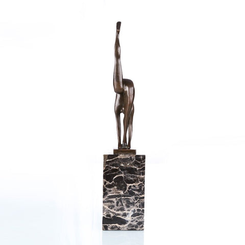 Zeitgenössische Bronzeskulptur<br> Tänzer