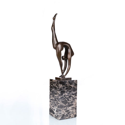 Zeitgenössische Bronzeskulptur<br> Tänzer