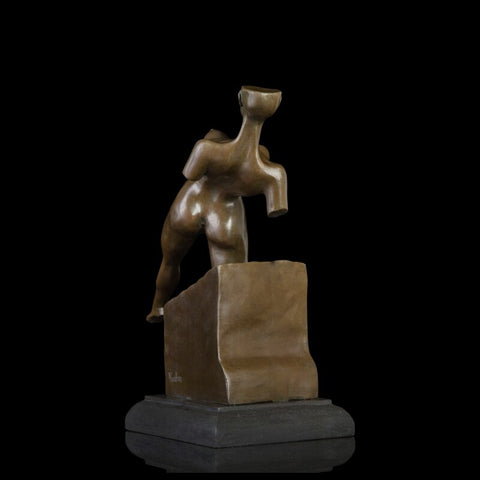 Rodin Skulptur Frau in Bronze 31 cm