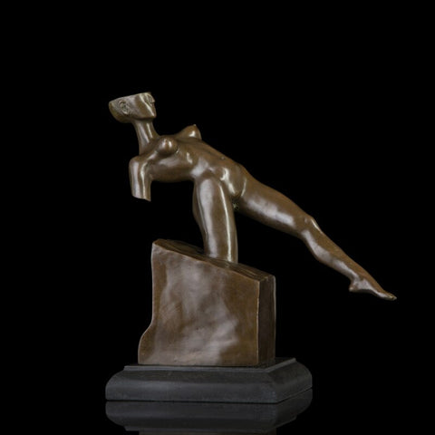 Rodin Skulptur Frau in Bronze 31 cm