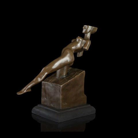 Rodin Skulptur Frau in Bronze 31 cm