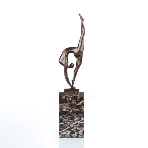 Zeitgenössische Bronzeskulptur<br> Tänzer