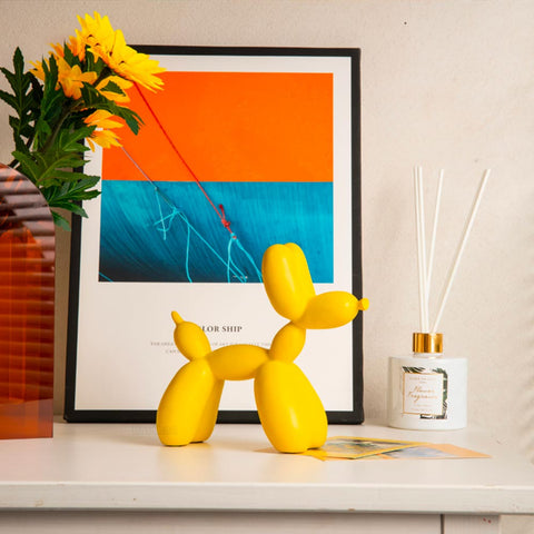 Ballonstatue „Welpe“.