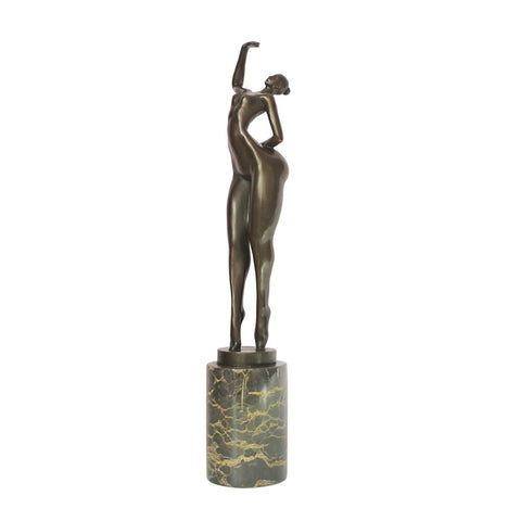 Bronze Frau 'Pose' in Bronze 44 cm