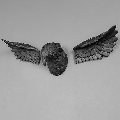 Adler-Wandskulptur<br> Originelle Wanddekoration