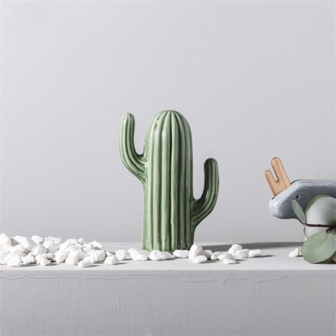 Moderne Skulptur<br> Keramikkaktus