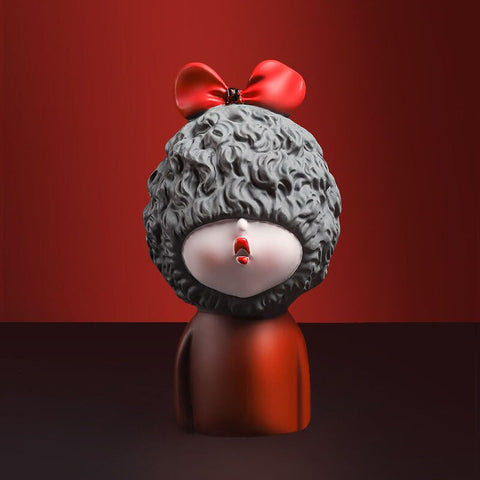 Zeitgenössische Skulptur<br> Moderne Statuette 20 cm