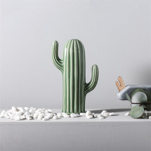 Moderne Skulptur<br> Keramikkaktus