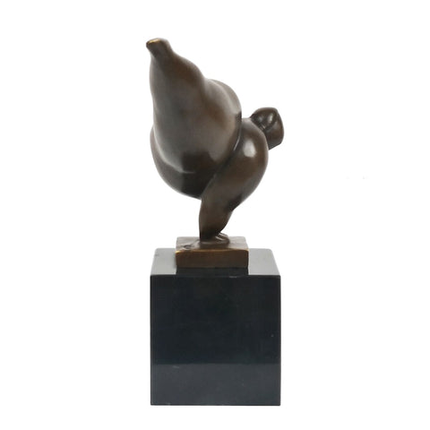 Bronzeskulptur Frau rund 22 cm