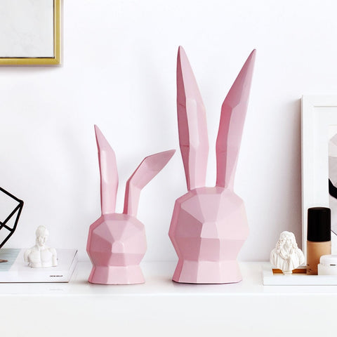 Origami-Kaninchen-Statuette