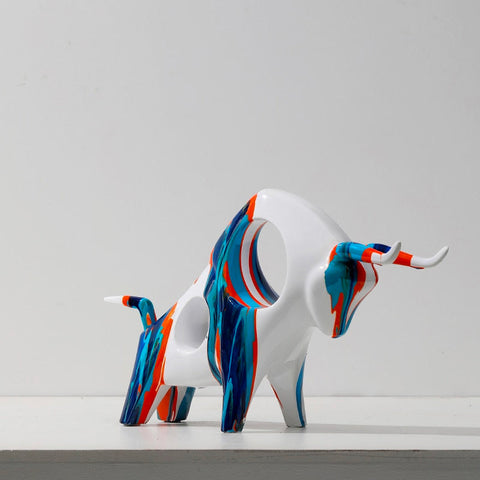 Bullenstatue<br> Mehrfarbig
