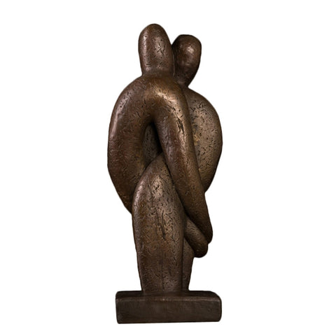 Paarskulptur aus Bronze