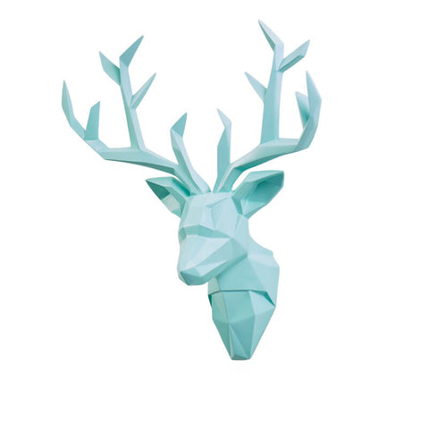 Hirsch-Wandskulptur<br> Moderne Wohnzimmer-Wanddekoration