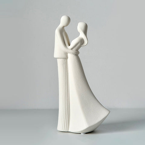 Paarstatue<br> Steineffekt