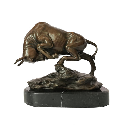 Bronzeskulptur<br> Bronzebulle 20 cm