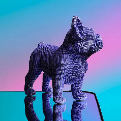 Bulldoggenstatue<br> Dekorative französische Bulldogge 19 cm