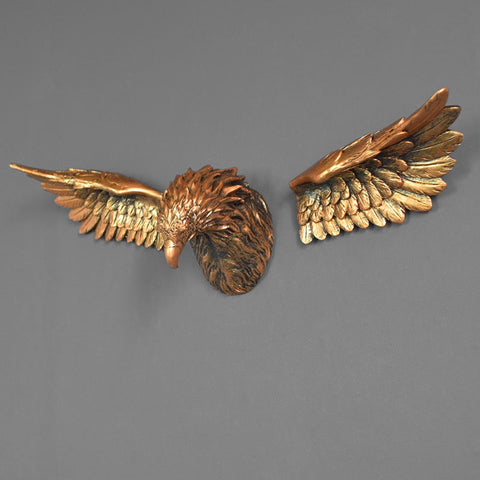 Adler-Wandskulptur<br> Originelle Wanddekoration