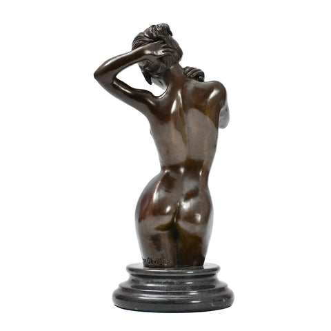 Bronzene nackte Frau in Bronze 30 cm