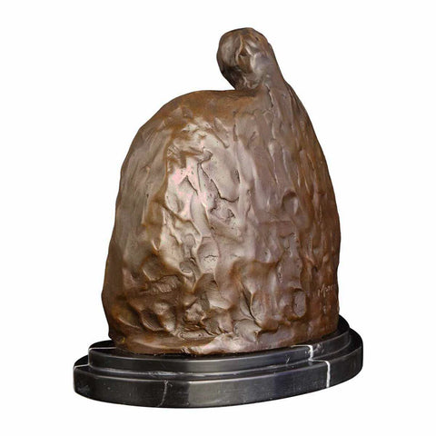 Abstrakte Bronzeskulptur<br> Familie 25 cm