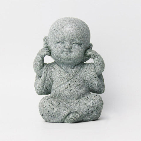 Moderne Skulptur<br> 3 Weisheitsbuddha