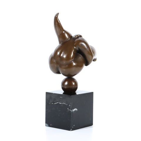 Bronzestatue, Nachbildung einer Botero-Skulptur, 27 cm