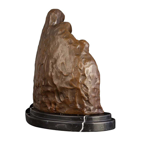 Abstrakte Bronzeskulptur<br> Familie 25 cm
