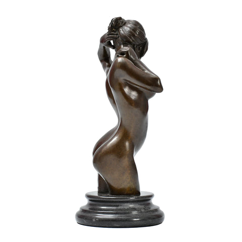 Bronzene nackte Frau in Bronze 30 cm