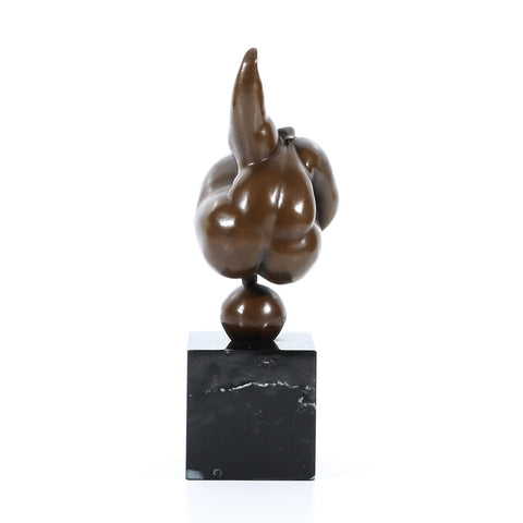 Bronzestatue, Nachbildung einer Botero-Skulptur, 27 cm
