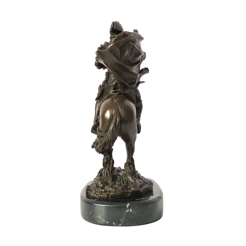 Napoleon zu Pferd Bronzestatue 29 cm