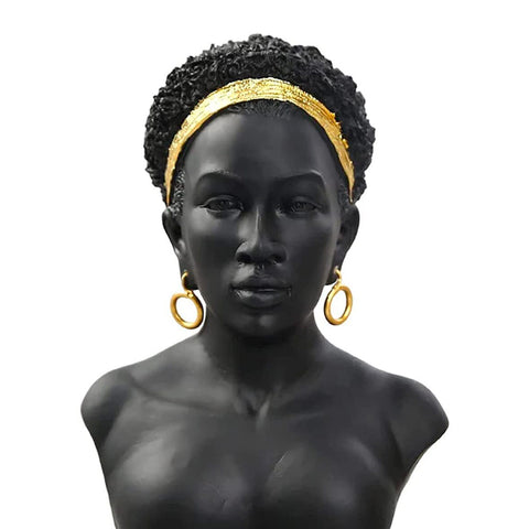 Afrikanische Büste<br> Frau 25 cm