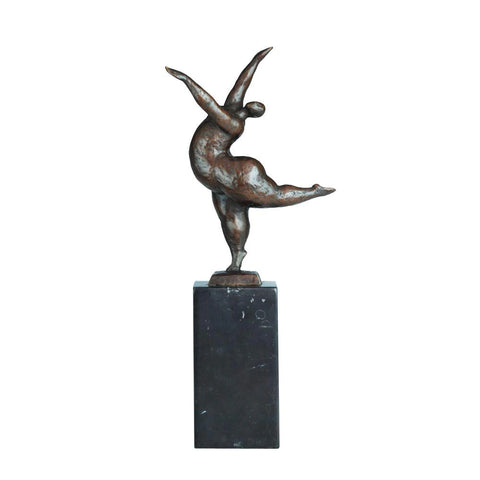 Bronzeskulptur<br> Moderne Bronzestatue 32 cm