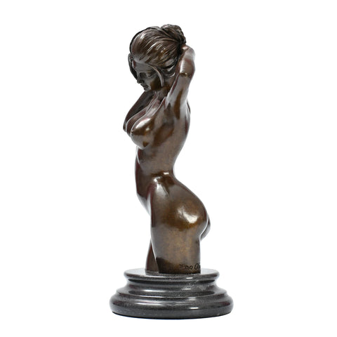 Bronzene nackte Frau in Bronze 30 cm