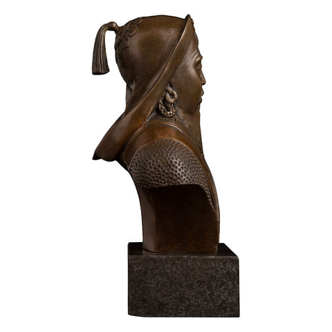Dschingis Khan Bronze 21 cm