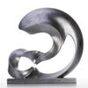 Abstrakte Skulptur<br> Designschrift 29 cm