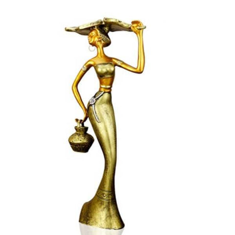 Frauenstatue<br> Retro Damen 29/31 cm