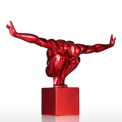 Mannstatue<br> Sportlergerechtes Design