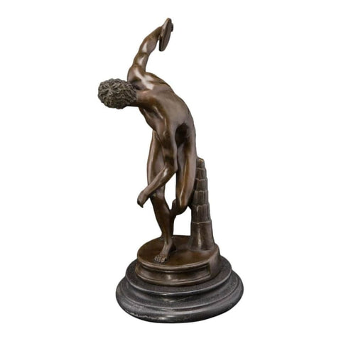 Der Discobolus Bronze 33 cm