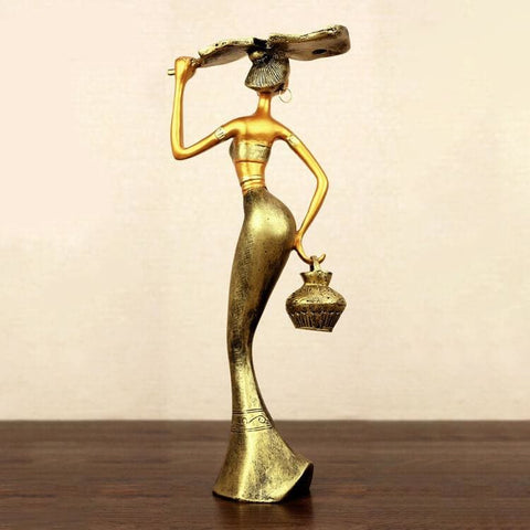Frauenstatue<br> Retro Damen 29/31 cm