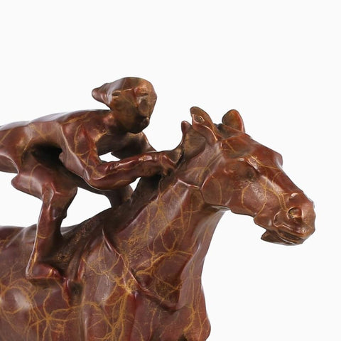 Schlanke Pferdestatue<br> Deluxe