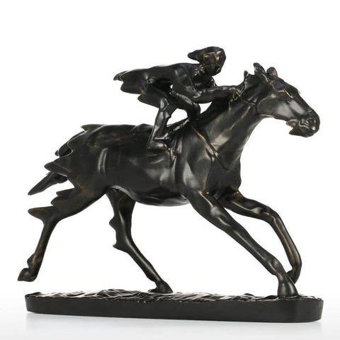 Bronzene Pferdestatue<br> Moderne 21 cm