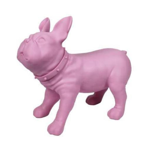 Hundestatue<br> Bulldoggenfarbe 33 cm
