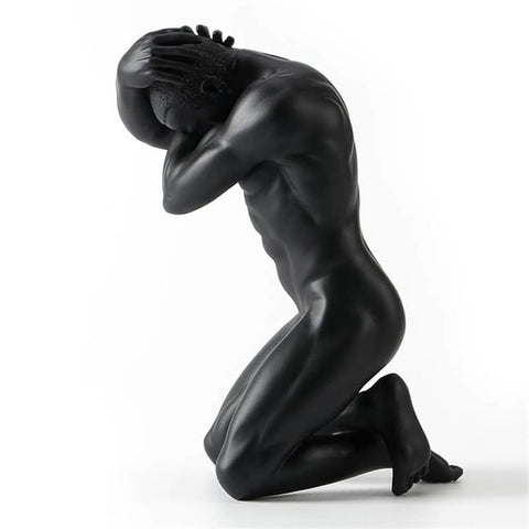 Mannstatue<br> Adams Outfit