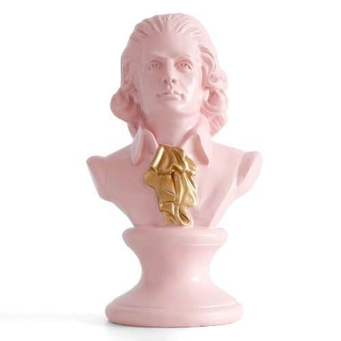 Mannstatue<br> Büste von Mozart