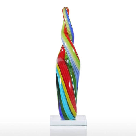 Zeitgenössische Skulptur<br> Mehrfarbiges Glas